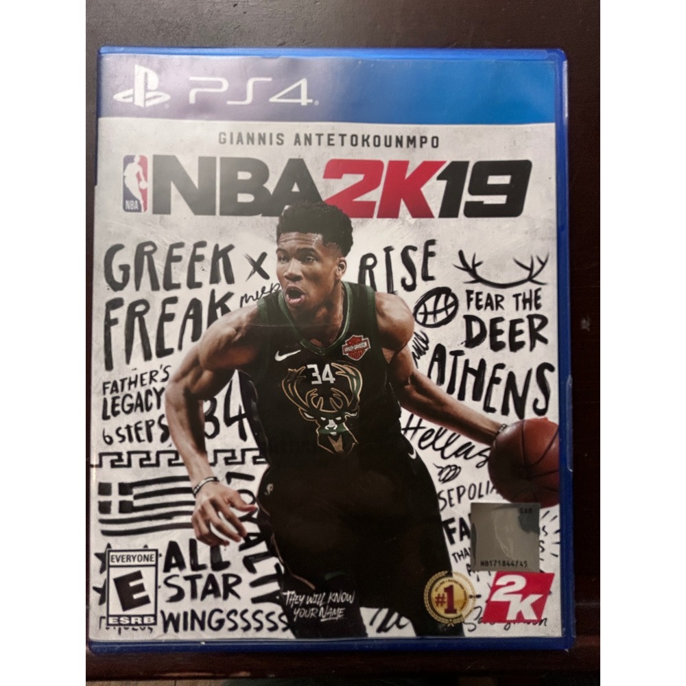 NBA 2K19 Sony PlayStation 4 PS4 Giannis Antetokounmpo Basketball Sports Game